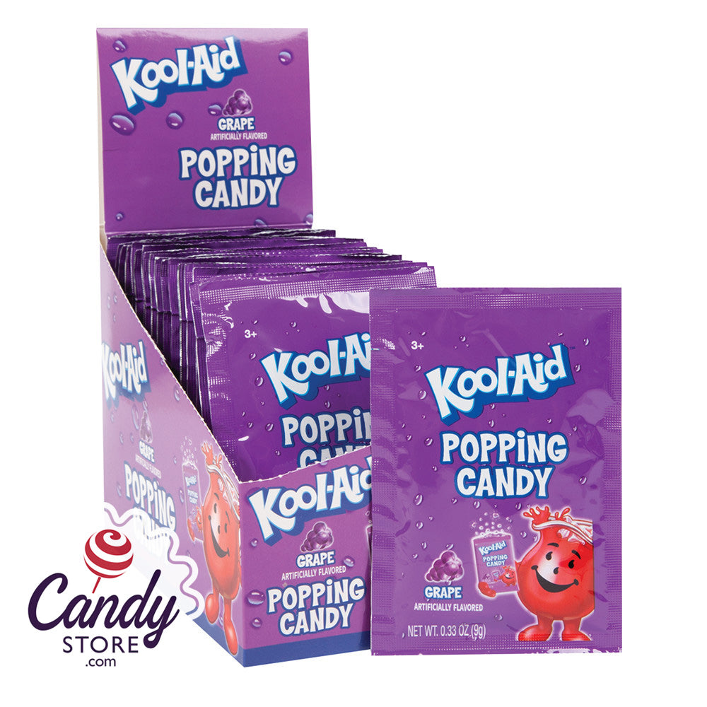 KoolAid Grape Popping Candy 20ct Pouches