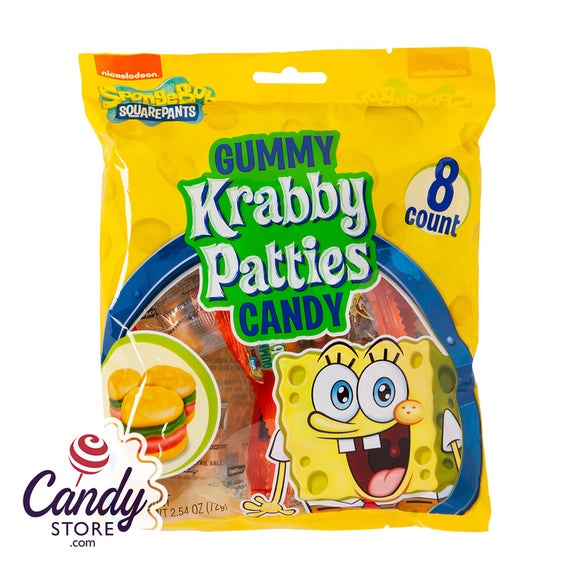 Krabby Patties Candy - 12ct Peg Bags