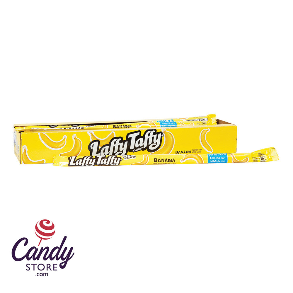 Banana Laffy Taffy Ropes 24ct
