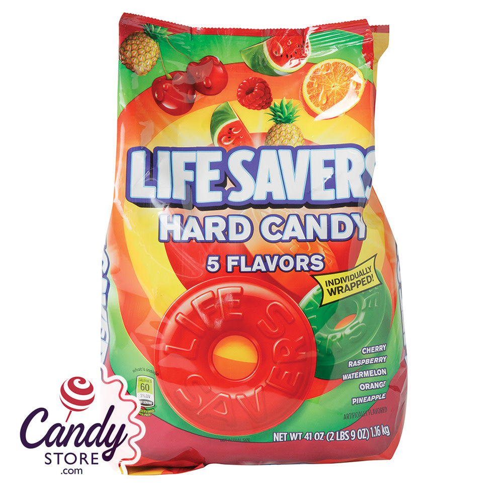 Paquete de caramelos duros Life Savers de 5 sabores