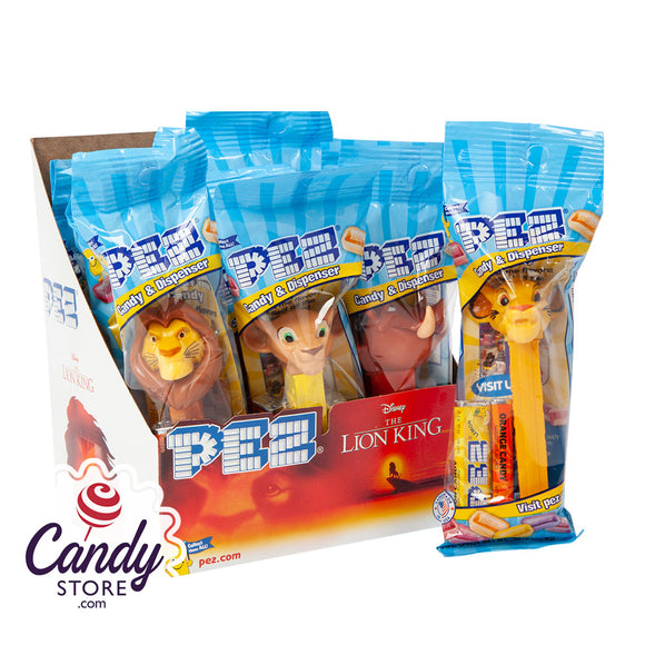 Lion King PEZ Candy Dispensers - 12ct