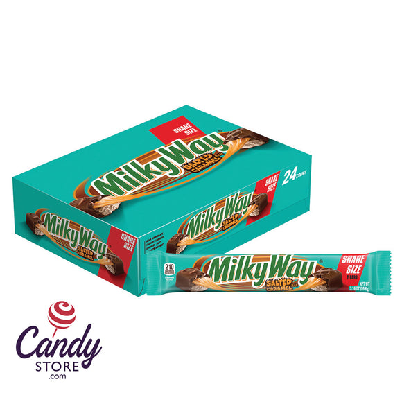 Milky Way Salted Caramel Candy Bars - 24ct Share Size Bars