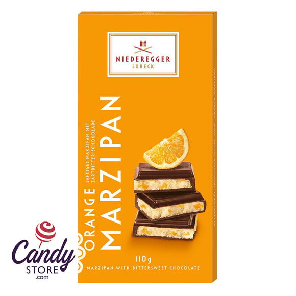 Classic Orange Marzipan Chocolate Bars Niederegger - 10ct