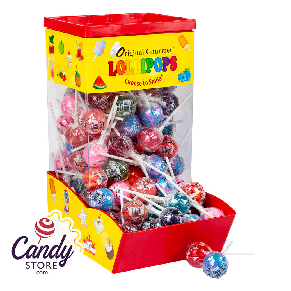 Original Gourmet Lollipops Counter Display 120Piece