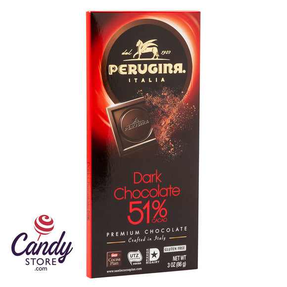 Dark Chocolate 51% Bars Perugina - 12ct