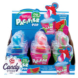 Pacifier Pop Dip-N-Lik Lollipop w Candy Powder - 12ct