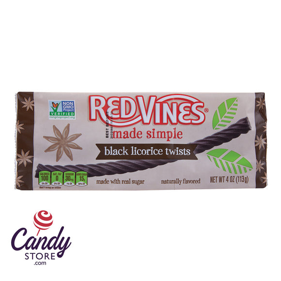 Red Vines Black Licorice Twists Made Simple - 12ct