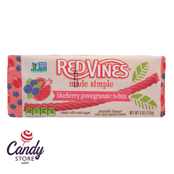 Red Vines Blueberry Pomegranate Made Simple Licorice Twists - 12ct