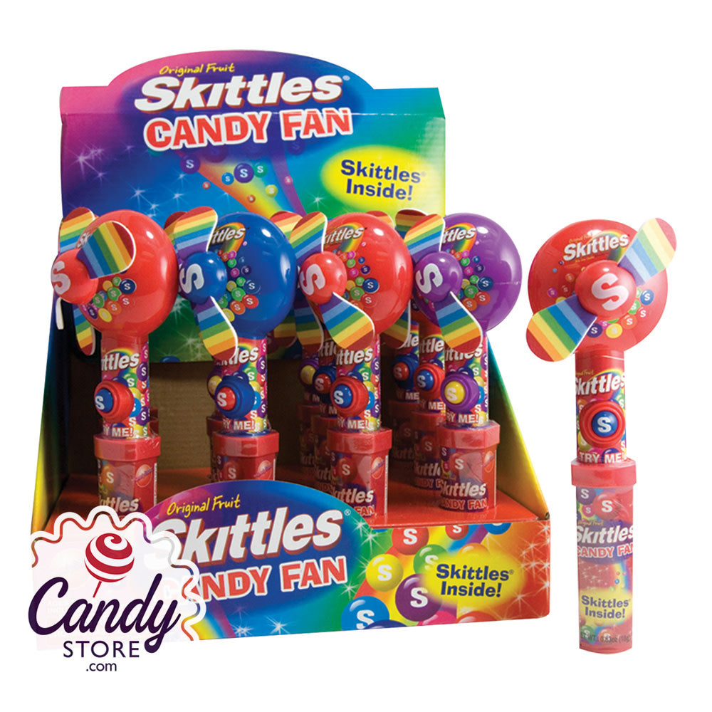 Skittles Candy Toy Fans 12ct