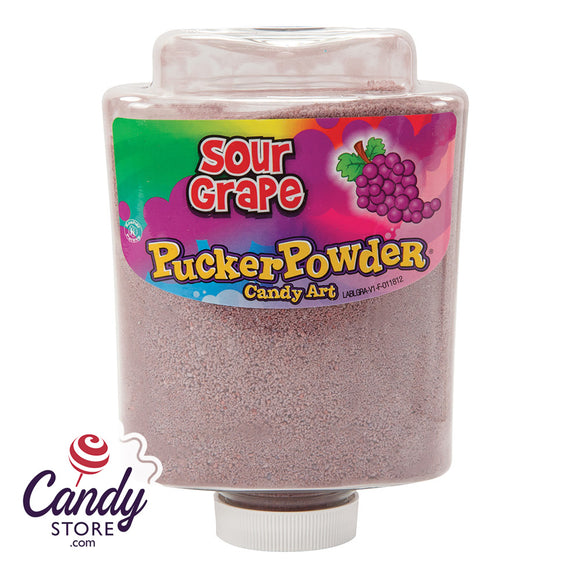 Pucker Powder Sour Purple Grape Bottle - 1ct