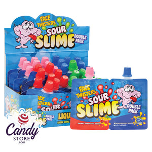 Face Twisters Sour Slime - 18ct Packets