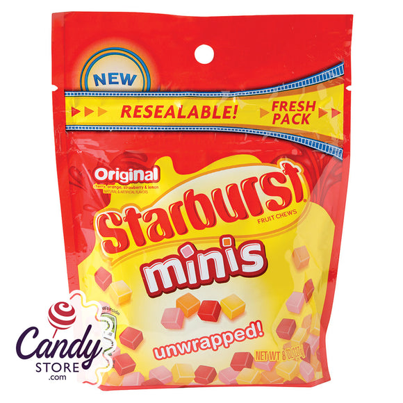 Starburst Minis Unwrapped Candies - 8ct Pouches