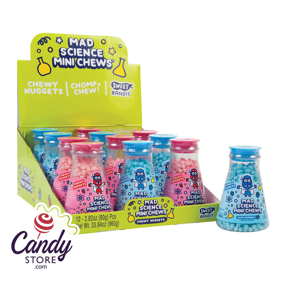 Mad Science Mini Chews Candy Beakers 12ct - CandyStore.com