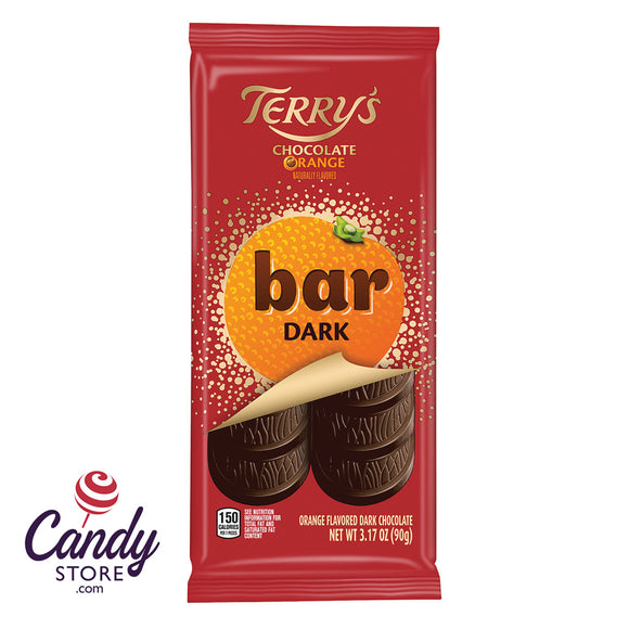 Terry's Chocolate Orange Dark Chocolate Bars - 10ct