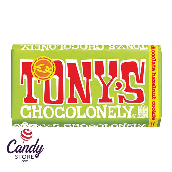 Tony's Chocolonely Milk Chocolate Cookie Hazelnut Large - 15ct Bars