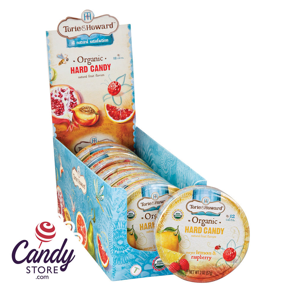 candy❤️インメトリィ1.8セット Meyer Lemon & Raspberry Candy 8ct Torie & Howard - CandyStore.com
