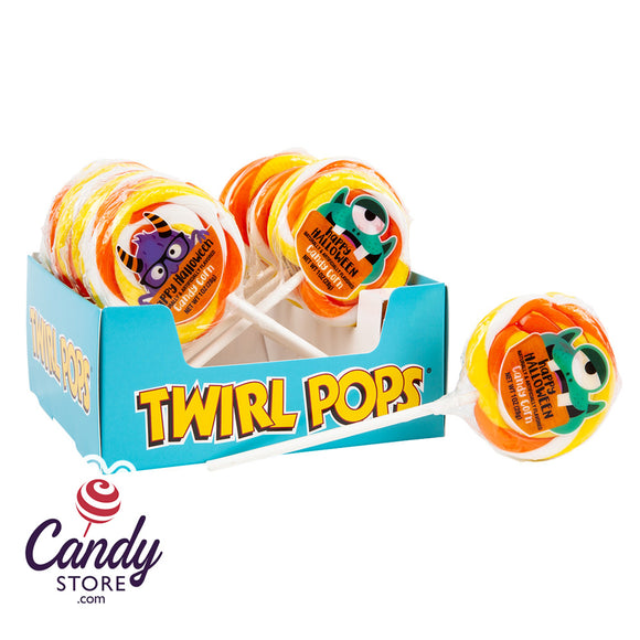Twirl Pops Halloween Lollipop - 48ct