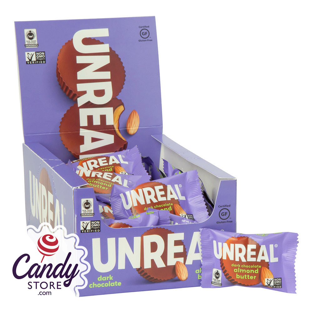 Unreal Dark Chocolate Almond Butter Cups 40ct