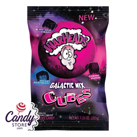 Warheads Galactic Cubes Candy Bags - 8ct