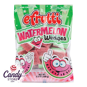 Watermelon Wedges Gummi Candy Efrutti - 12ct Peg Bags