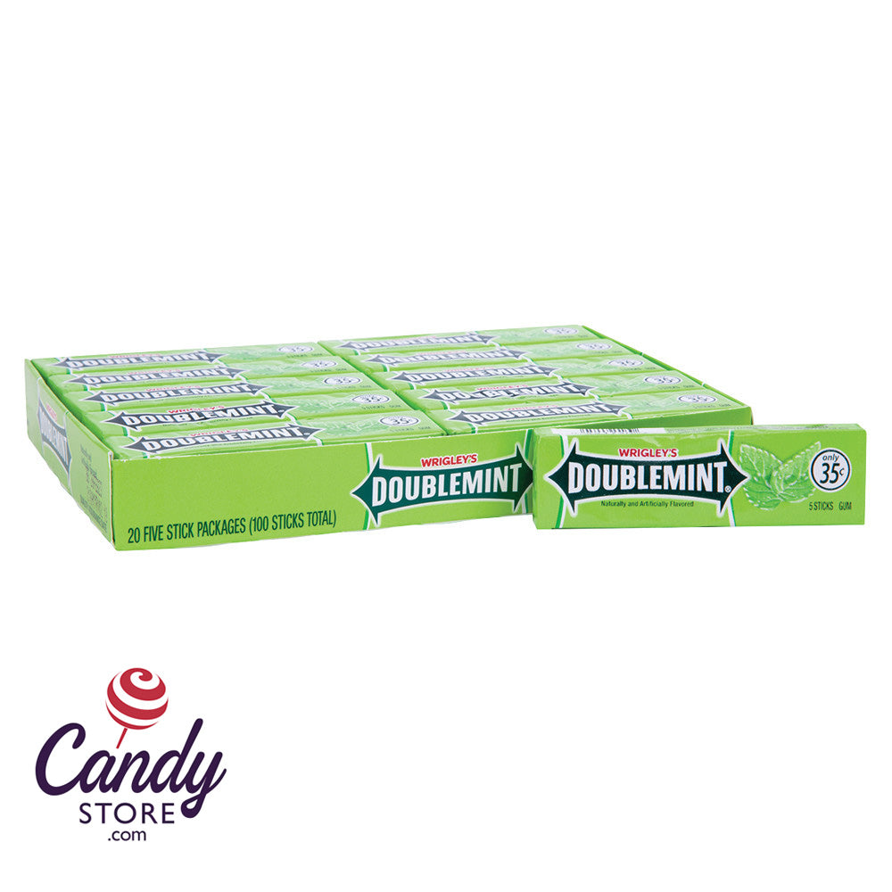 Wrigley - Doublemint, Slim, 15 stick pack, 10 count Wrigley - Doublemint, Slim, 15 stick pack, 10 count