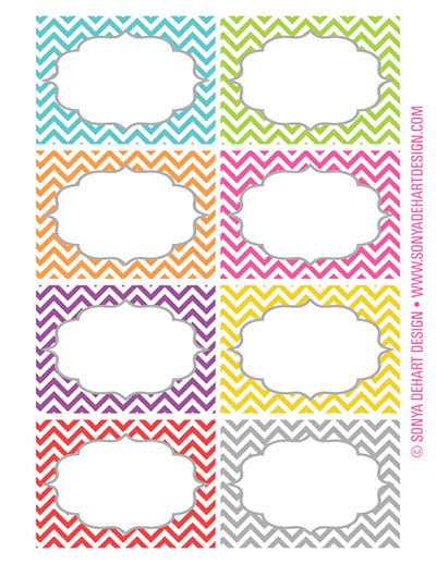 12 Customizable Candy Buffet Labels Candystore Com