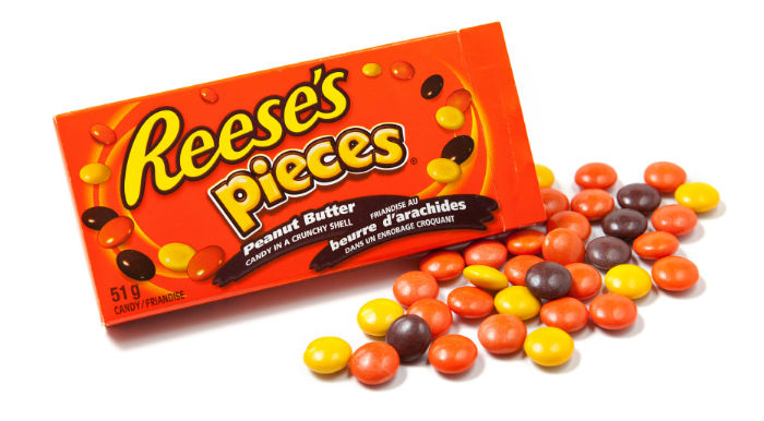 Reese's Pieces in E.T. the Extra Terrestrial