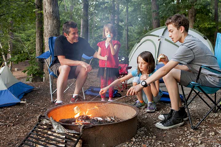 Backyard camping ideas