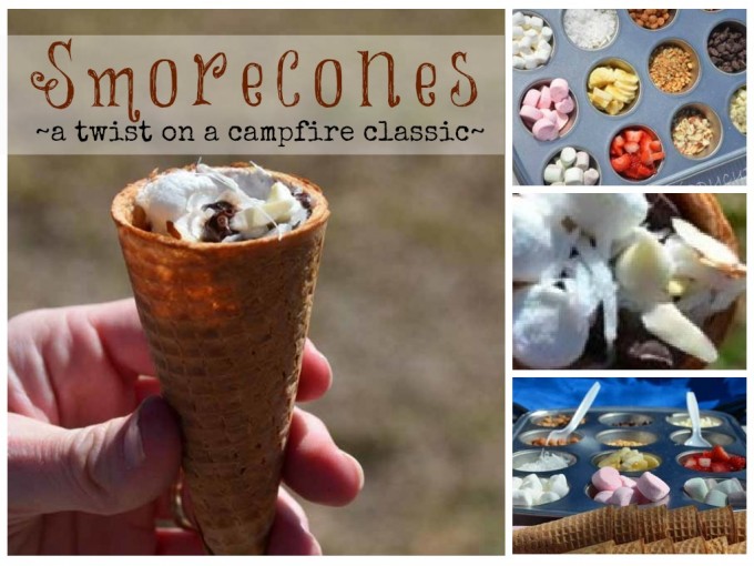Smorecones and Toppings