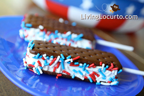 4th of July Ice Cream Sandwiches