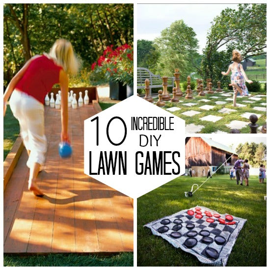 DIY lawn games