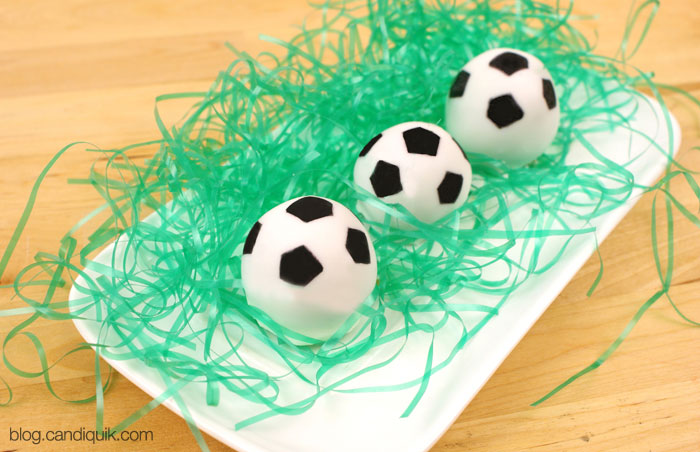Soccer dessert balls