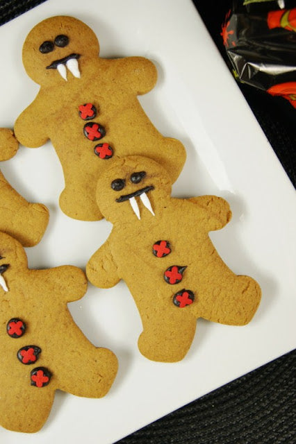 Vampire Gingerbread Cookies