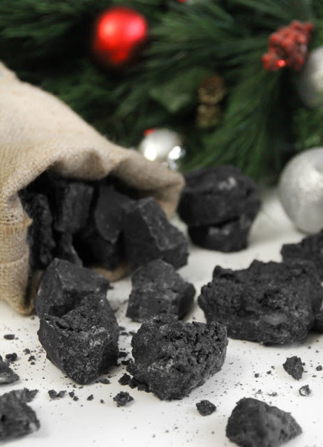 Christmas coal candy