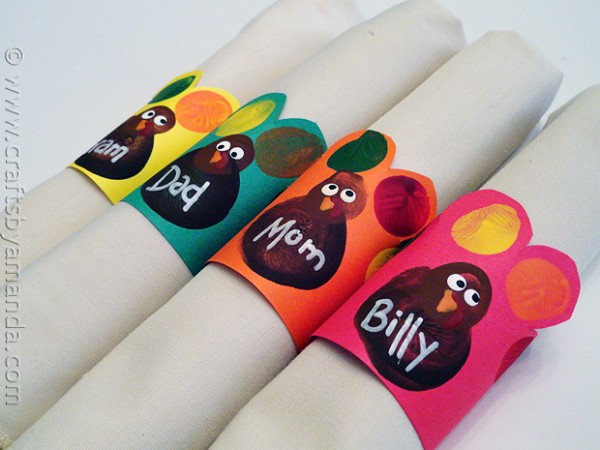 Turkey napkin holders