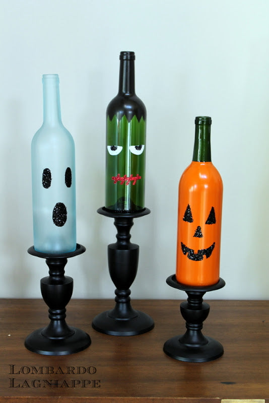 Halloween DIY Wine Bottles