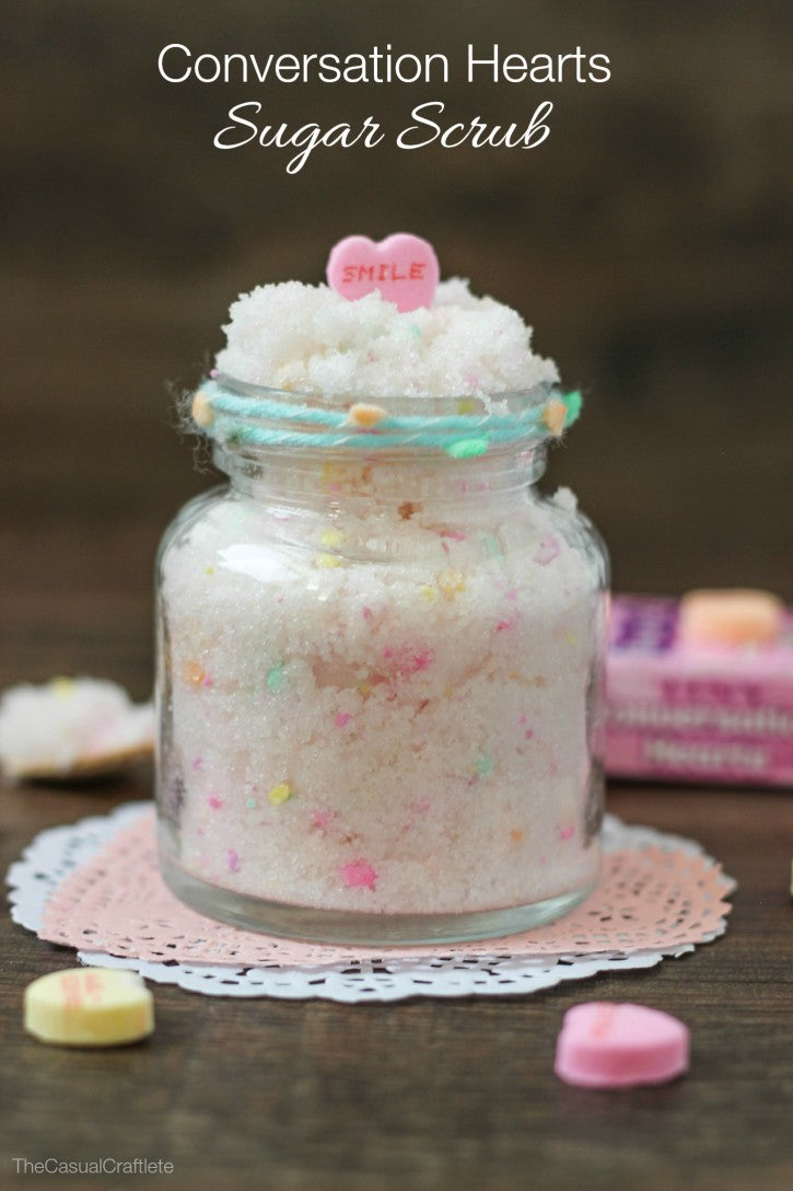 Conversation heart scrub