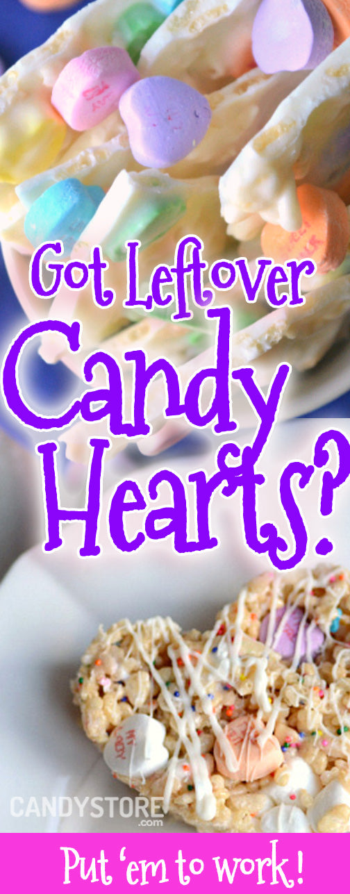 Leftover Conversation Hearts Recipes