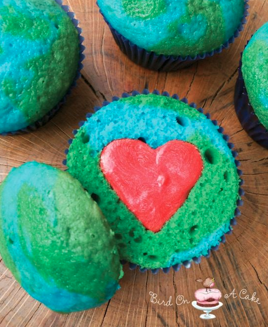 Earth love cupcakes