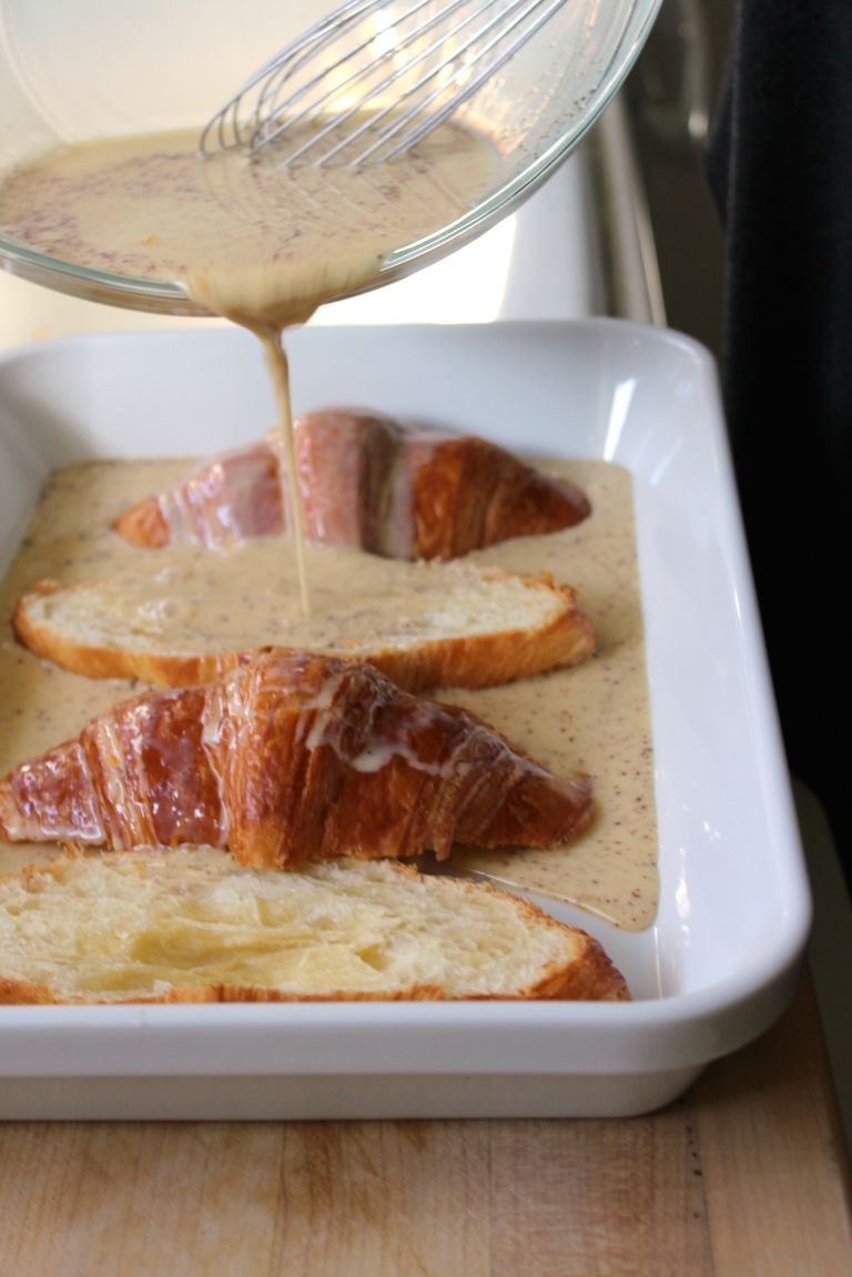 Croissant french toast