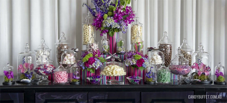 candy buffet purple