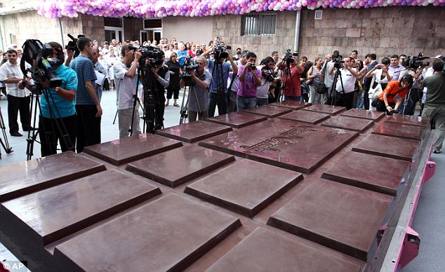 world record chocolate bar