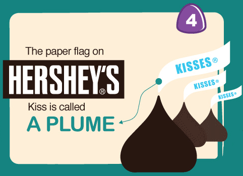 Hersheys Kisses flag is called a plume. Fun fact.