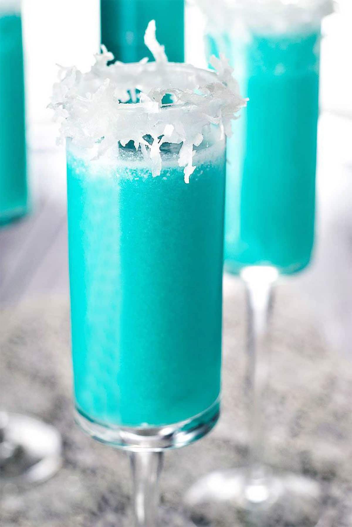 Jack Frost holiday Christmas candy cocktails
