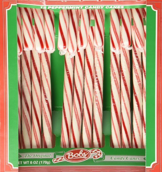 Bob's candy canes low calorie Christmas candy