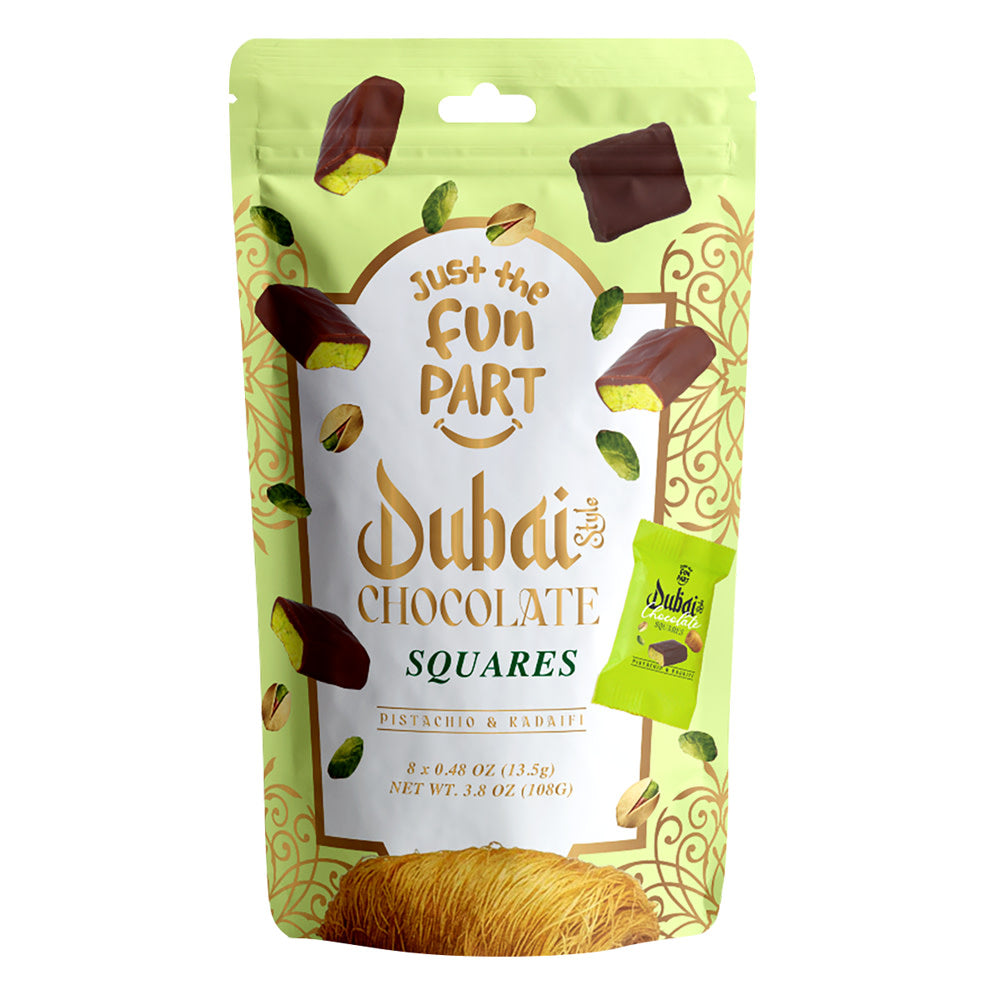 JUST THE FUN PART - DUBAI STYLE CHOCOLATE SQR - 3.8OZ