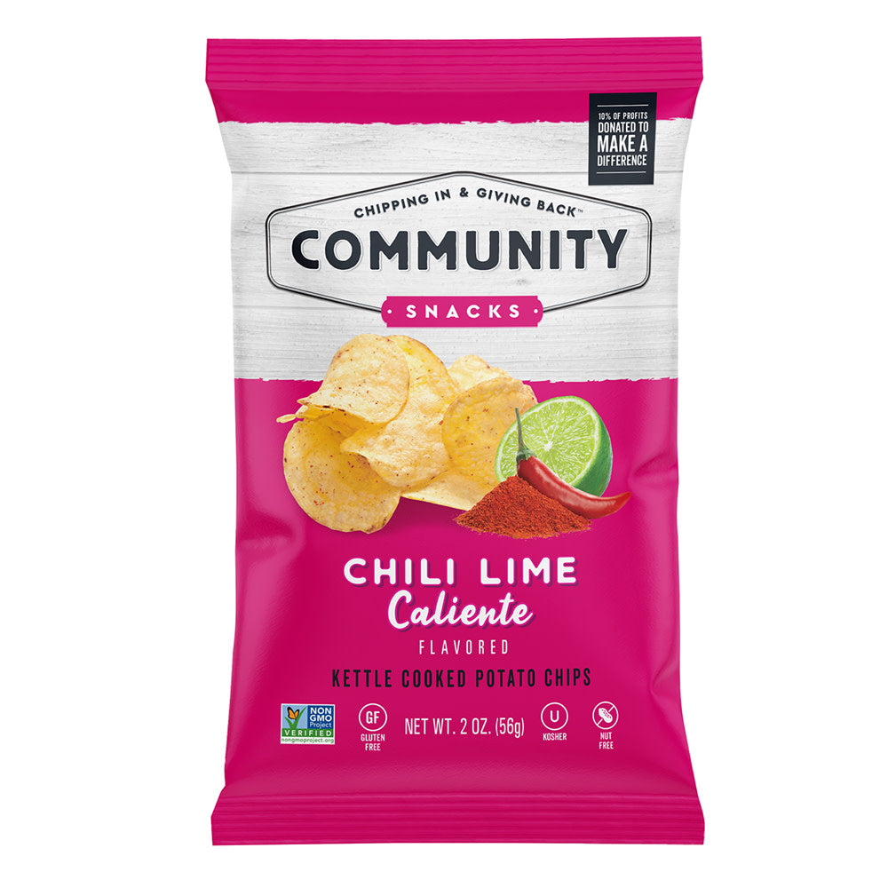 COMMUNITY SNACKS - CHILI LIME CALIENTE - 2OZ