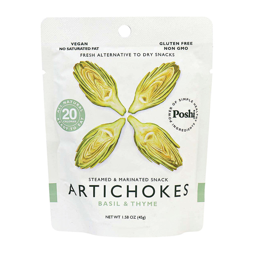 POSHI ARTICHOKE SNACK BASIL &amp; THYME 1.58 OZ