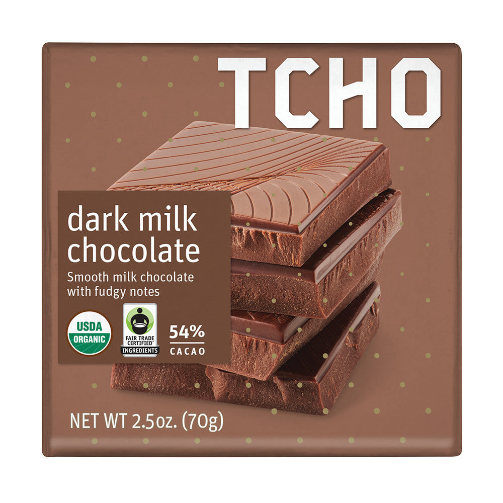 TCHO CACAO MILK CHOCOLATE 2.5 OZ BAR *SF DC ONLY*