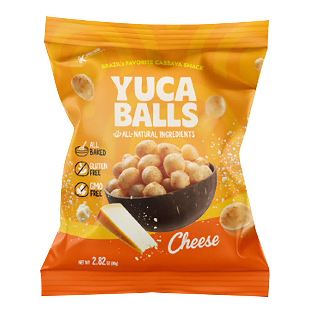 YUCA BALLS - CASSAVA SNACK - CHEESE - 2.82OZ